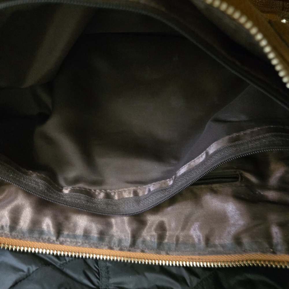 Elegant Tan Leather Satchel - Picture 6 of 8